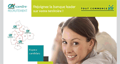 Desktop Screenshot of ca-centre-recrute.fr