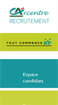 Mobile Screenshot of ca-centre-recrute.fr